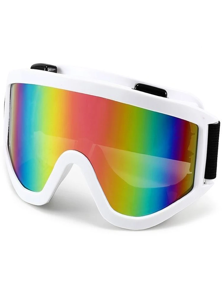 AliExpress 1/2/3pcs Motorcycle goggles, off-road beach bike goggles, TPU frame scratch resistant ski goggles, and PC colored safety lenses