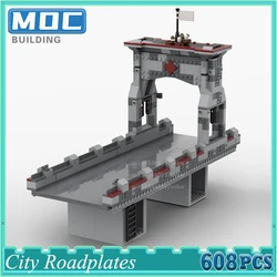 New Movie Idea MOC Spider Bridge Battle City Roadplates Building Blocks Creative Model Bricks DIY Assembly Sets Toys Xmas Gift