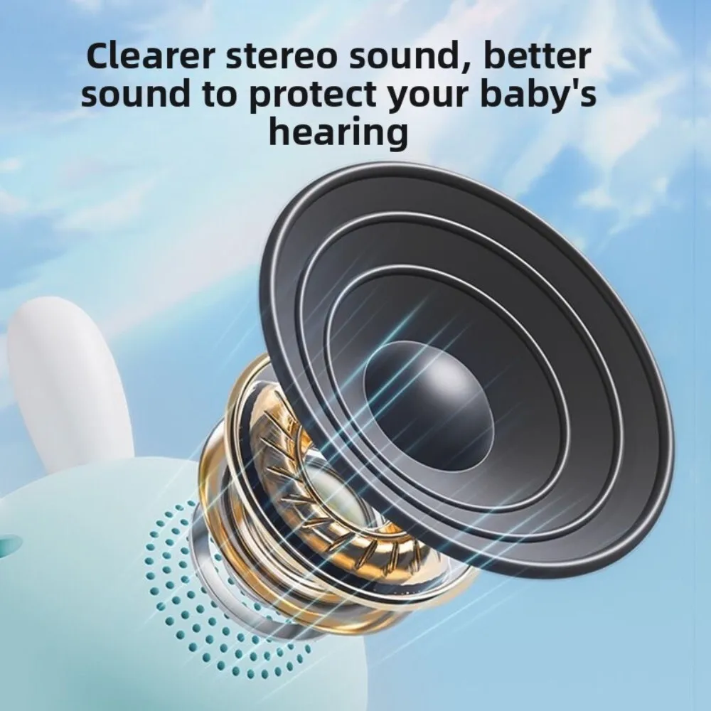 Crianças educação precoce pequeno coelho máquina de história criança iluminação leitor música brinquedo aprendizagem do bebê para crianças diversão à dormir