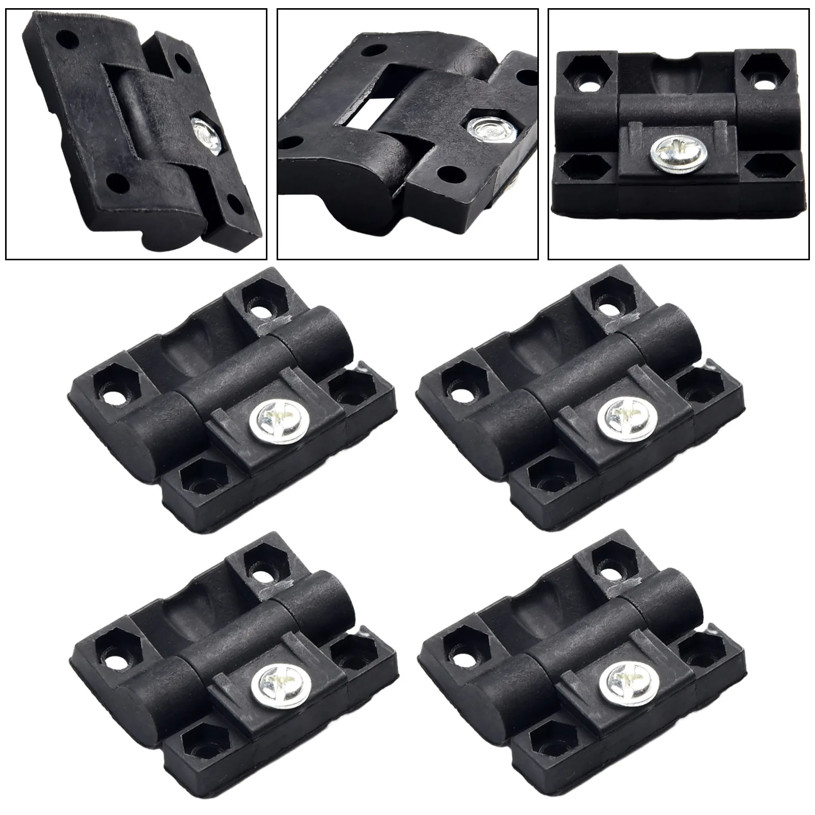 High Quality Hinge Torque Hinge Black Buffe Hinge Hardeware Plastic Position Control 4 Piece Adjustable Torque Hinge