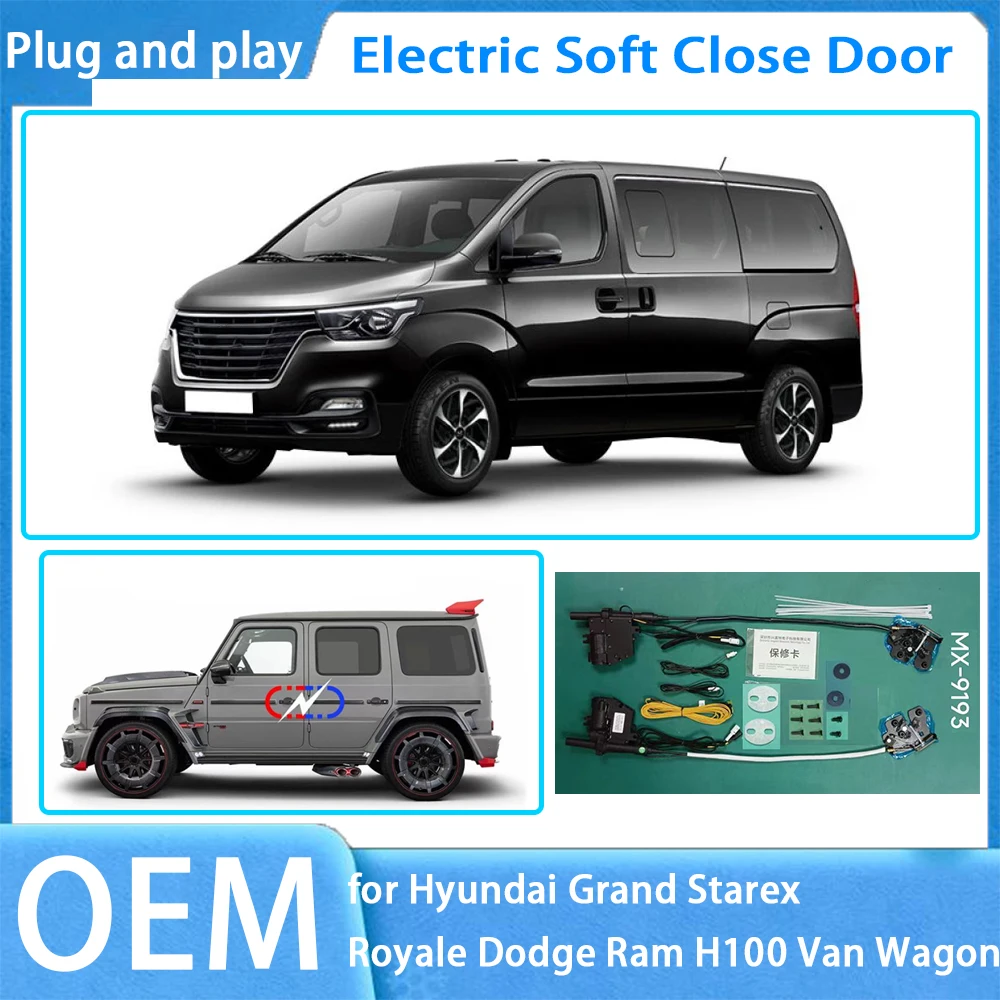 for Hyundai Grand Starex Royale Dodge Ram H100 Van Wagon OEM Car Soft Close Door System Automatic Auto Pull Power Latch