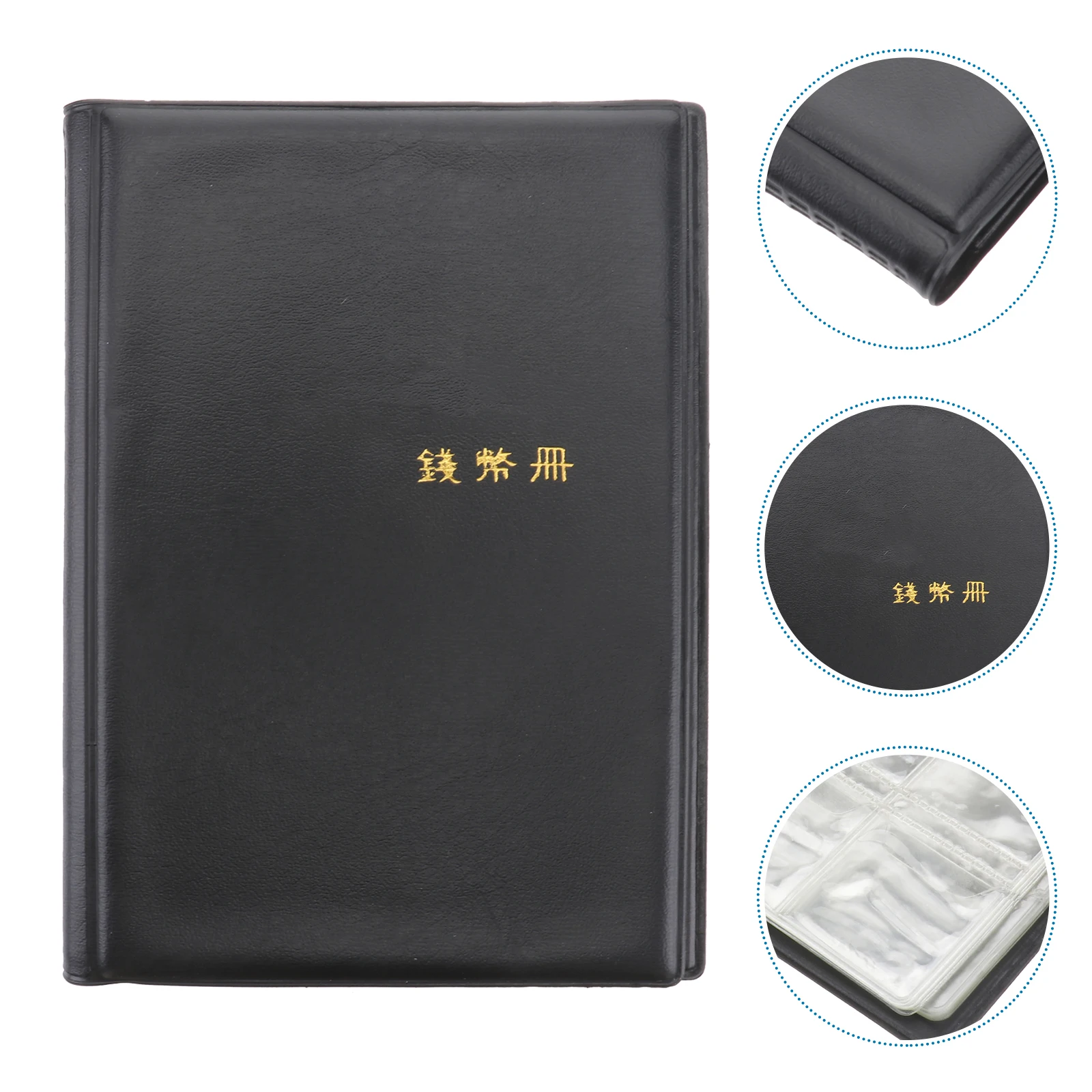 

Альбом для сбора монет для коллекционеров, прозрачные карманы для хранения монет, легкие портативные монеты