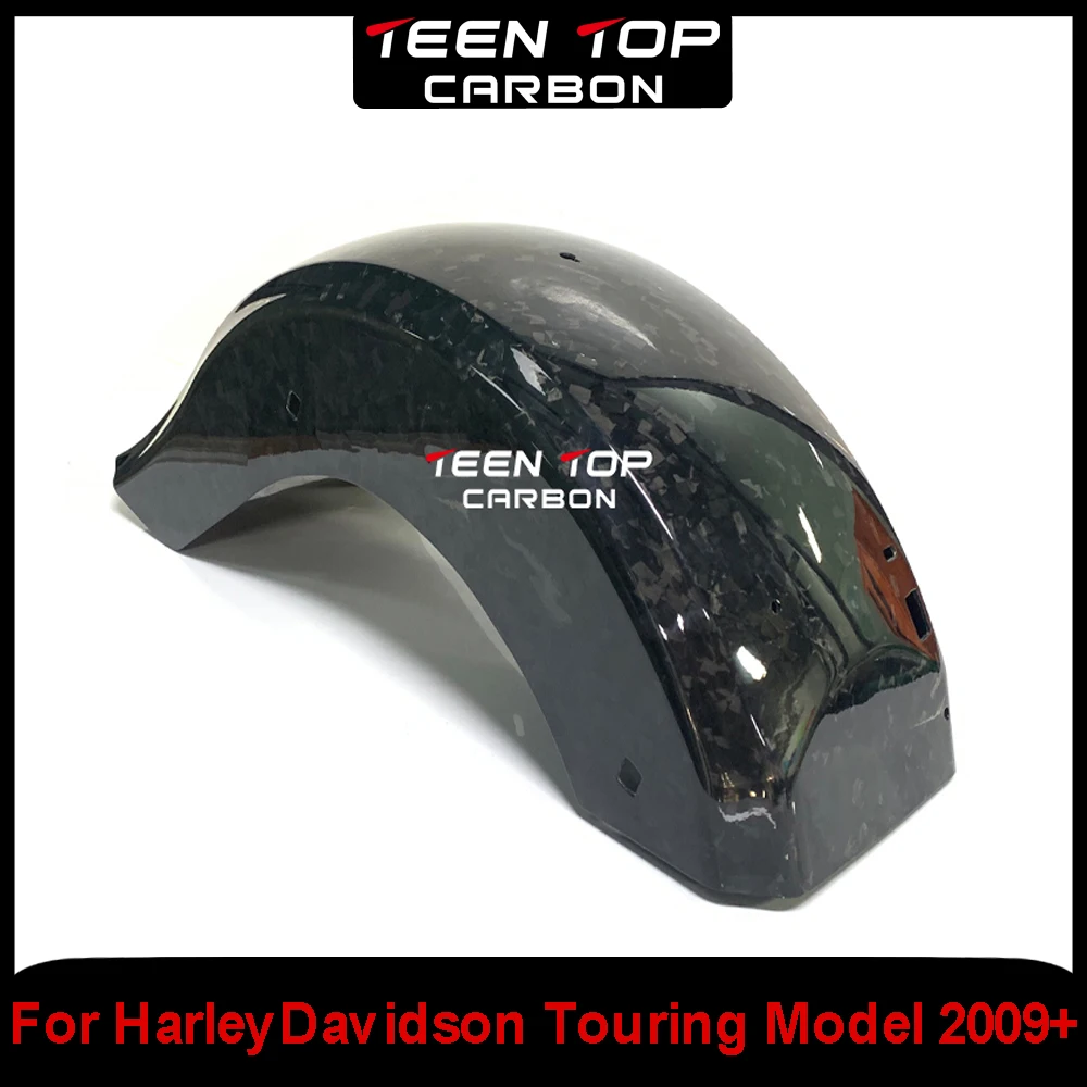 

For Harley Davidson Touring Model Rear Mudguard Real Carbon Fiber Rear Fender For Harley Davidson 2009-2023 Forged Carbon