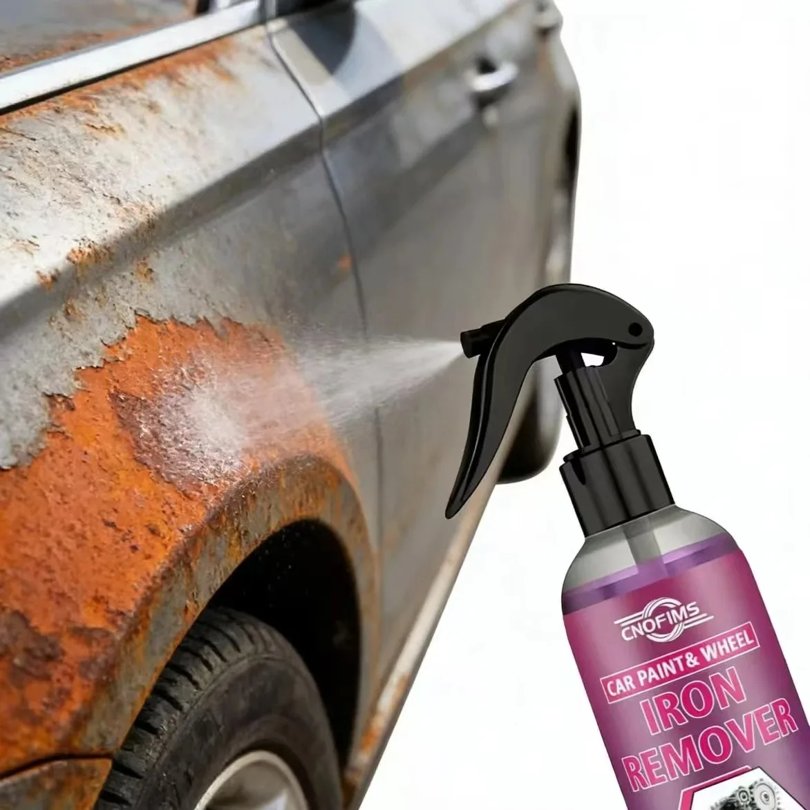 Iron Remover for Car Paint & Wheel Care Auto Surface Clean Tool to Remove Iron Contaminants image 2