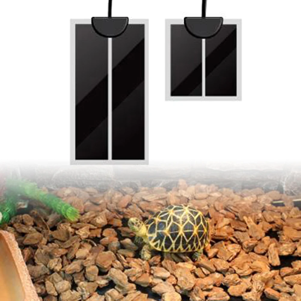 Pet Reptile Heater Under Tank Heating Pad Aquarium Warming Heat Lizard Mat Black Pet Supplies Temperature Control Products