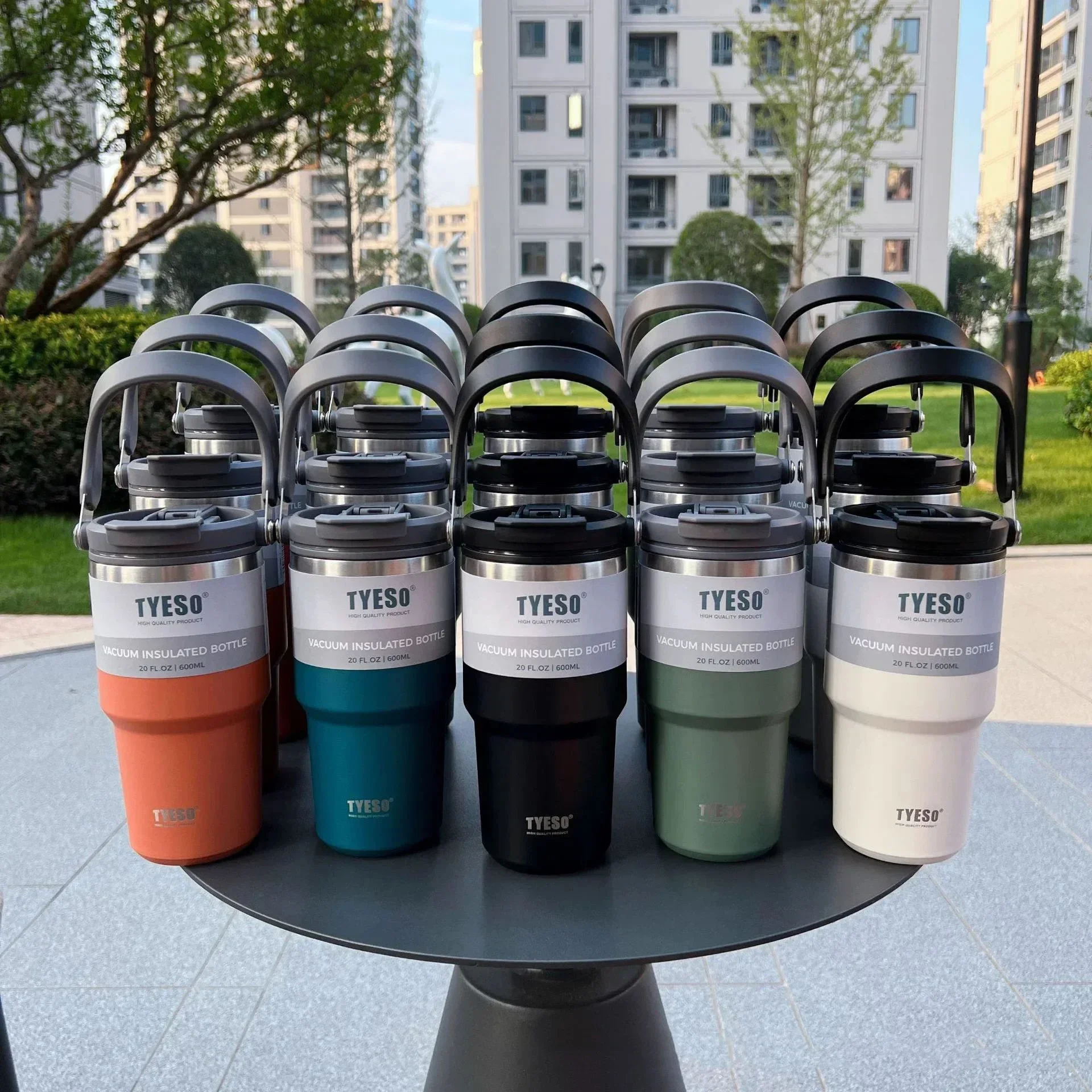 Stainless Steel Coffee Cup Cold And Hot Double-layer Insulated Cup Tumbler Thermo Water Bottle Car Travel Mug Vacuum Cup