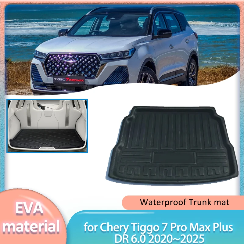 

Car Trunk Mat for Chery Tiggo 7 Pro Max Plus DR 6.0 2020~2025 Boot Liner Cargo Floor Luggage Carpet Waterproof Cover Accessories