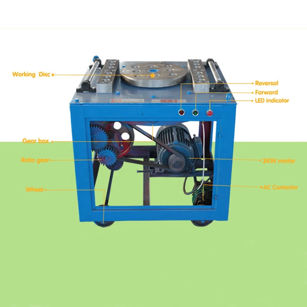 GW50 High Speed Automatic Steel Bar Bender Electric Hydraulic Portable Rebar Bending Machine