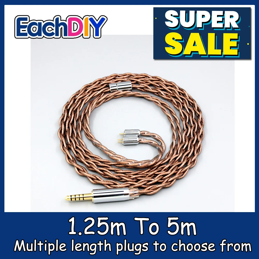 

99% 24k Gold 7n Pure Silver Graphene Shield Earphone Cable For 0.78mm JH AUDIO 3X PRO JH5 JH7 JH10 JH10X3 PRO JH11 LN008523