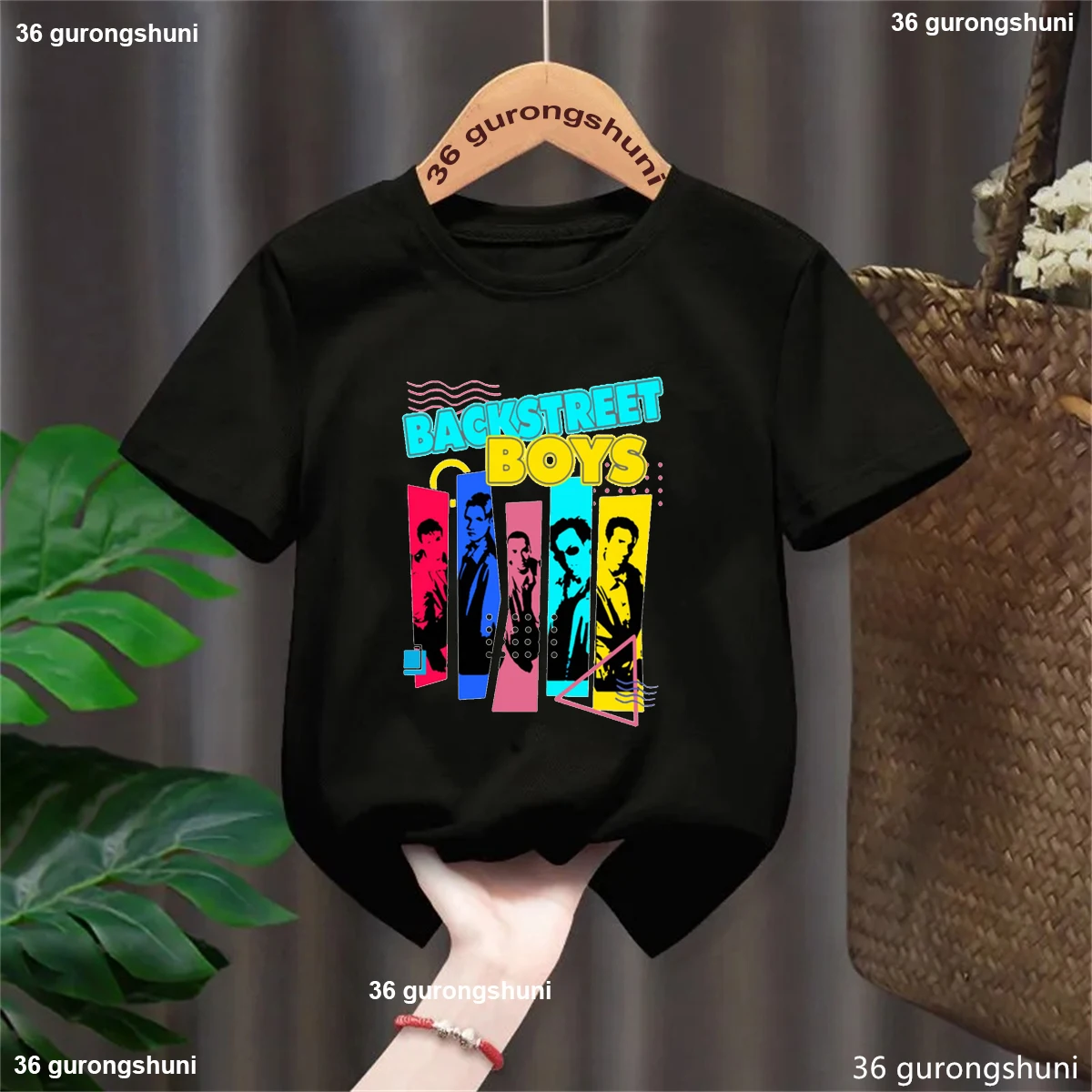 New Watercolor Backstreet Boys Print T Shirt Kids Cool Hip Hop Tshirt Hipster Baby Girls Boy T-Shirt Short Sleeve Tees Top