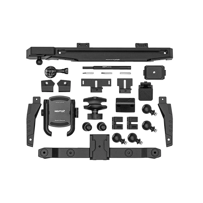 Off Road 4x4 Interior Accessories 6061 6T Aluminium Alloy Multi-Mount Dash Phone Holder Camera Mount For Ford Ranger 2023-2025