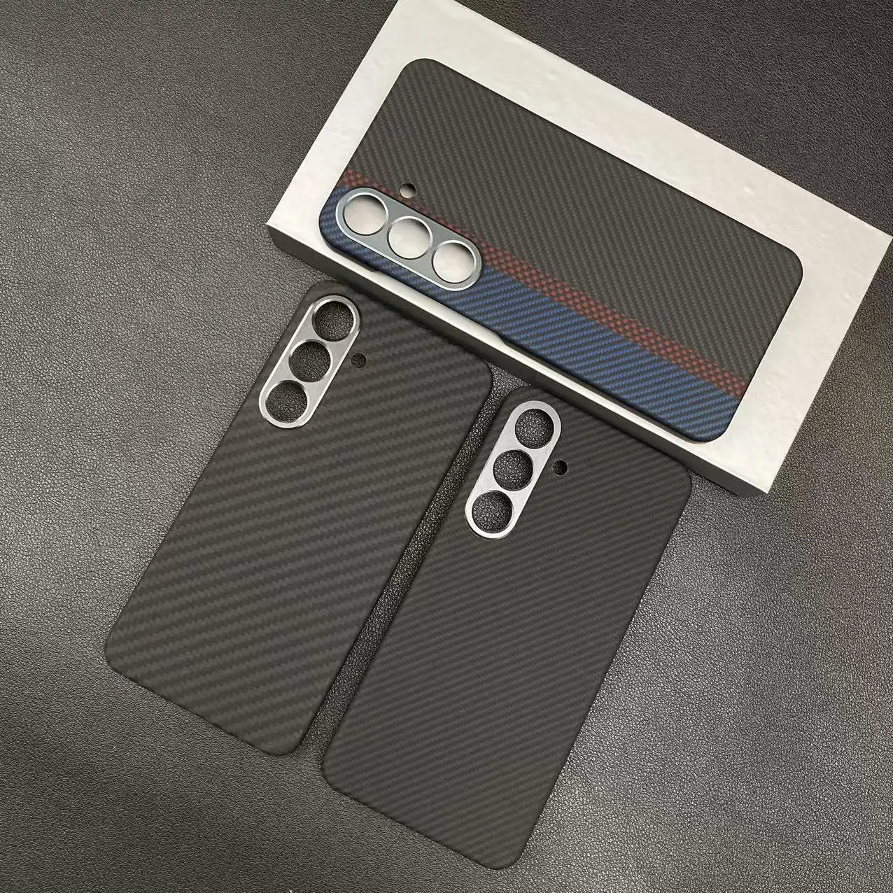 Real Kevlar Aramid Carbon Fiber Phone Case Cover On For Samsung Galaxy S23 S24 S25 S26 FE Plus Ultra Edge 5G S26Plus S 24 25 26