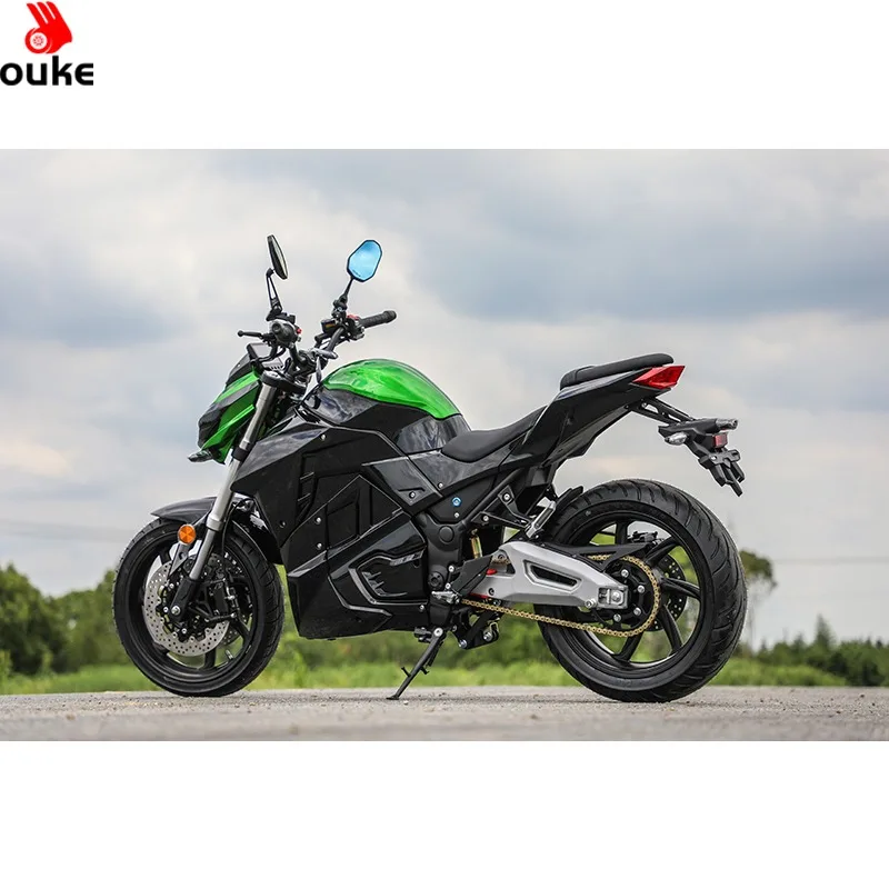 2025 أحدث عالية السرعة 5000 واط موتور دراجة نارية كهربائية الكبار على الطرق الوعرة دراجة كهربائية مع بطارية ليثيوم 72 فولت 120 أمبير للبيع #3