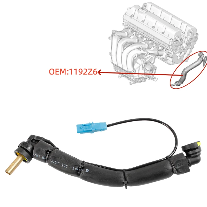 

1192Z6 9664181280 Для Peugeot 3008 307 308 407 Citroen C5 C4 408 508 DS4 Triumph выхлопной газовый картер вентиляционная труба 2,0