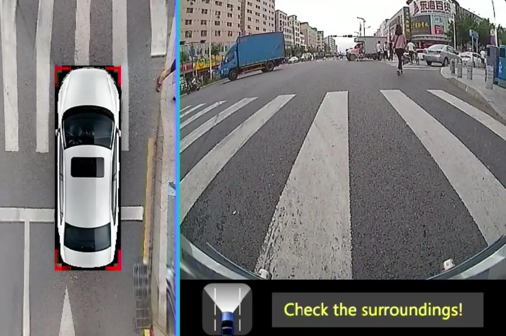 360 Degree Bird View Panorama Seamless All round View System for