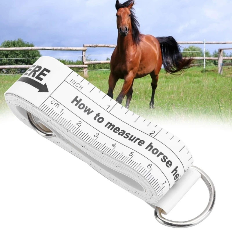 Measure Horse & Pony Height & Weight Tape 2.5 M/ 98 In Easy Measure Animal Measure Tape Flexible M4YD