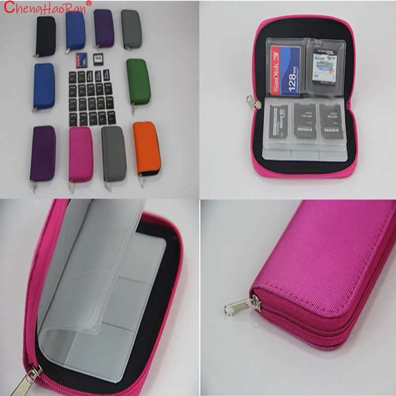 1PC 22-Slot Memory Card Storage Case for CF/SD/Micro SD/SDHC/MS/DS Camera Memory Card Holder Bag for Gaming & Photography