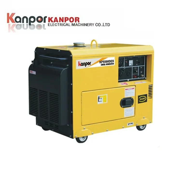 4kw portable low fuel consumption water cooled die sel generator