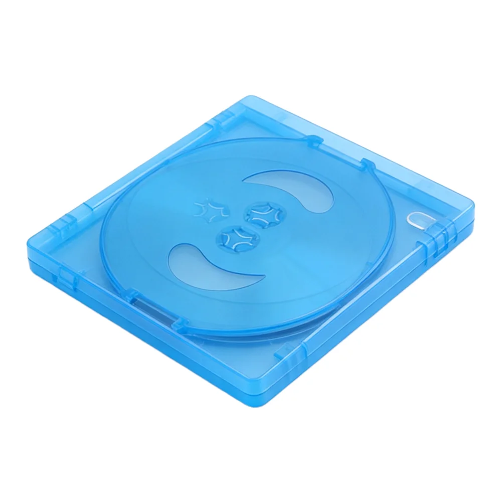 10 Discs Plastic CD Case for Blu-ray and Game Cases Lightweight and Organizer to Keep Media Safe and Accessible