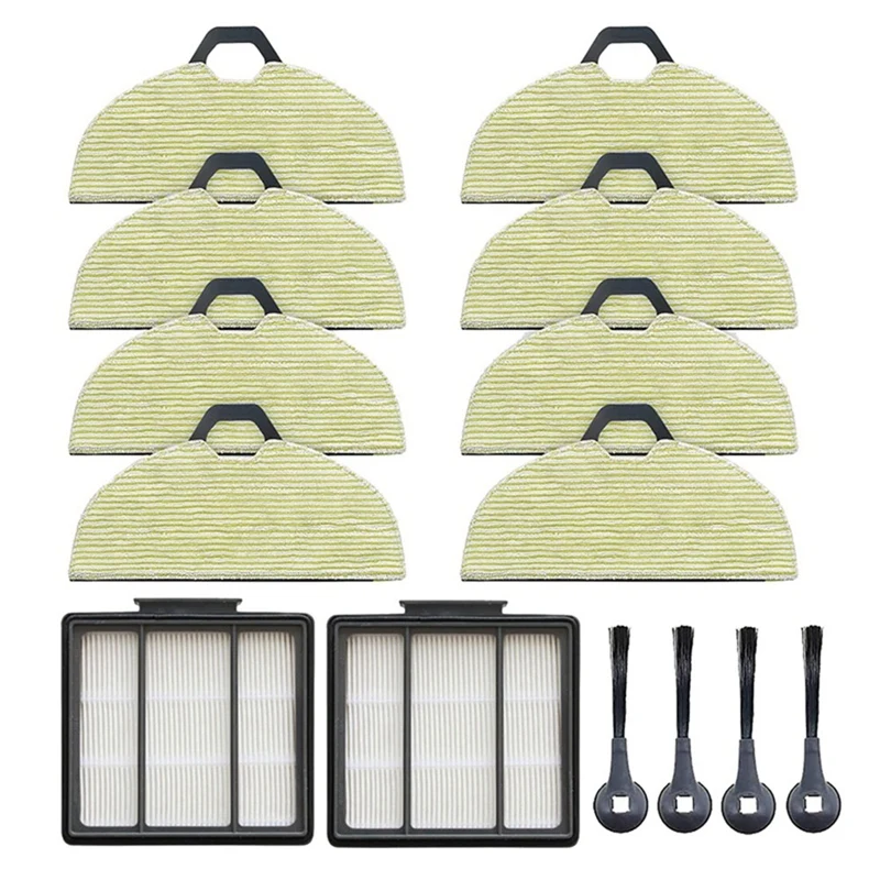 Replacement Parts Kit Side Brushes Filters Replacement Parts Fit For Shark RV2001WD AV2001WD Robot Vacuum Accessories