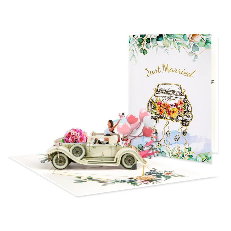 3D Pop UP Lovely Card for Wife Mom friend Gift Birthday Anniversary Wedding Invitation Mothers Day Greeting Thank You Cards