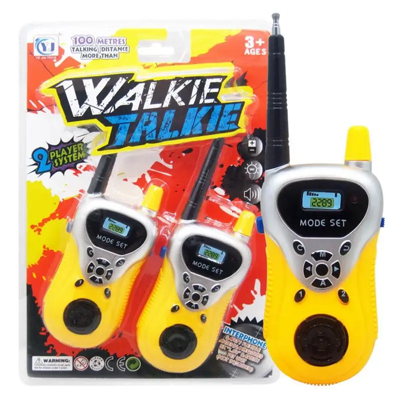 Walkie Talkies For Kids Toddler Walkie Talkies 2 Pack Walkie Talkies Toys For Kids 3-12 Year Old 2 Way Radio Toy With Built-in