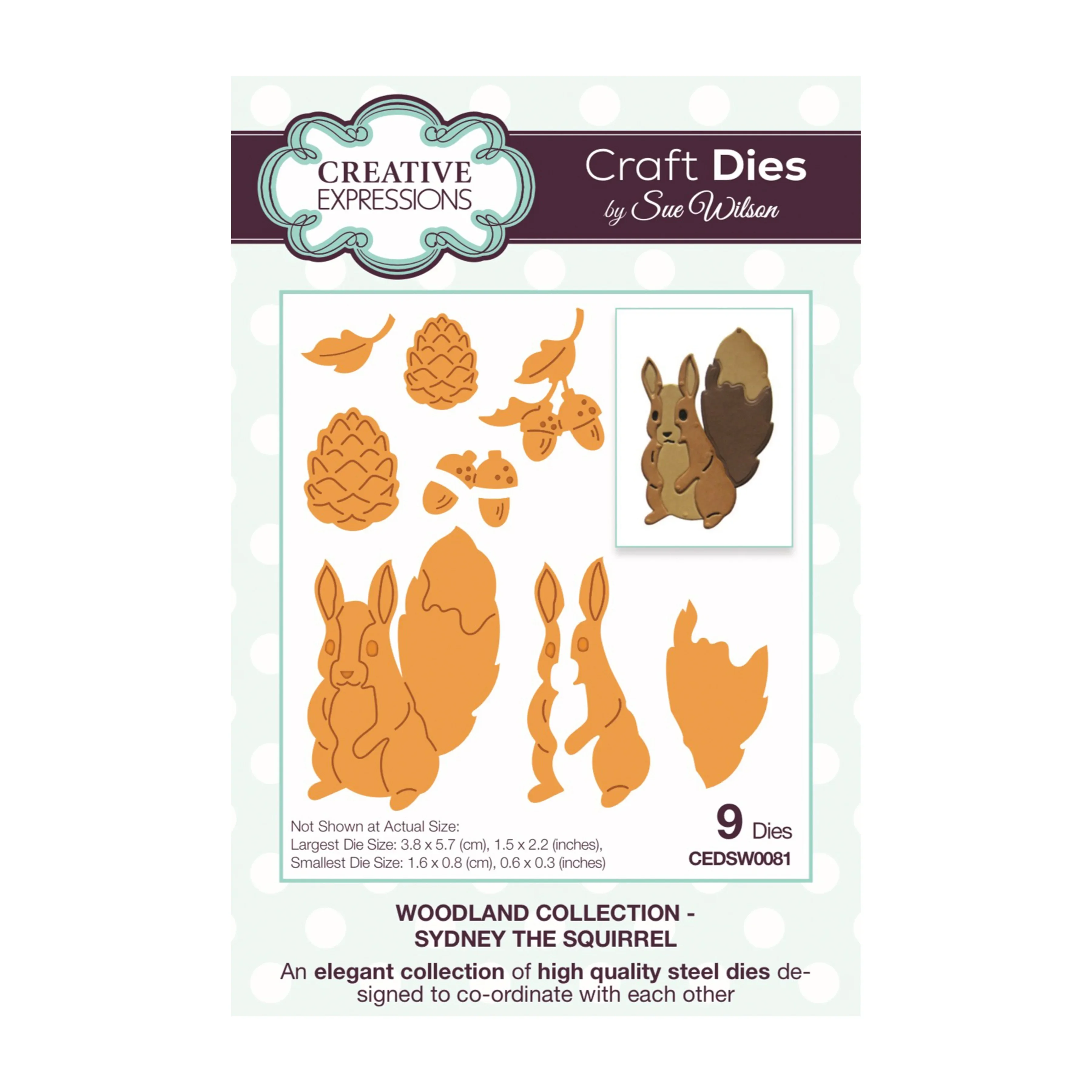 Hazel The Hedgehog Olivia The Owl Metal Cutting Dies for DIY Scrap Booking Crafts Dies Cut Stencils Maker Photo Album Template view 3