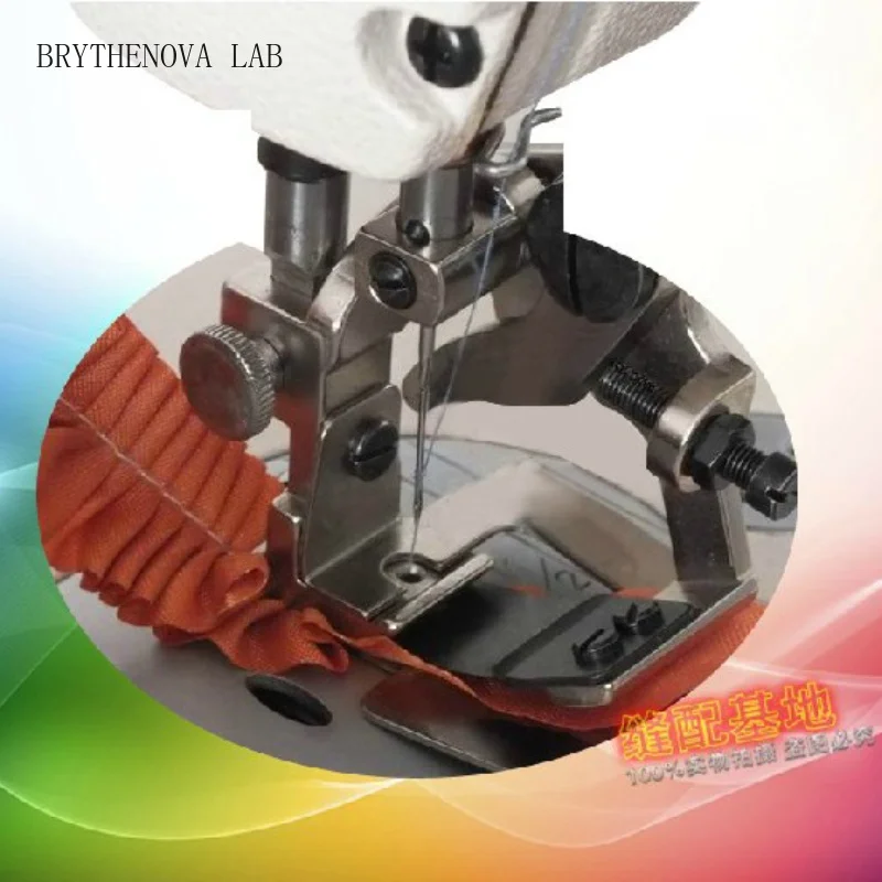 Industrial Sewing Machine Parts Pleating Wrinkles Device Presser Foot