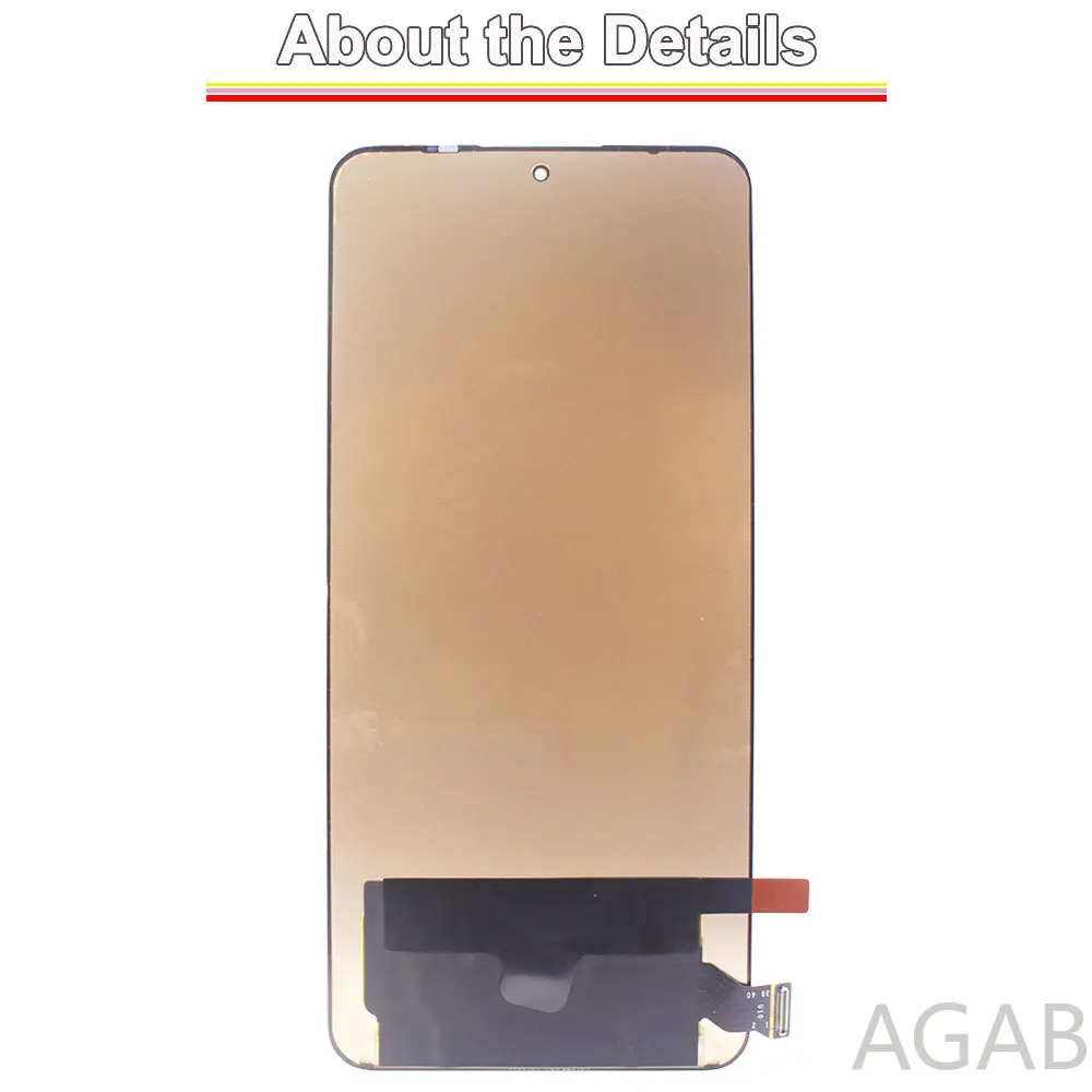 Super AMOLED LCD for Xiaomi 12T LCD Display Touch Screen Fully Assembled for Mi 12T 22071212AG Phone LCD Replacement With Frame