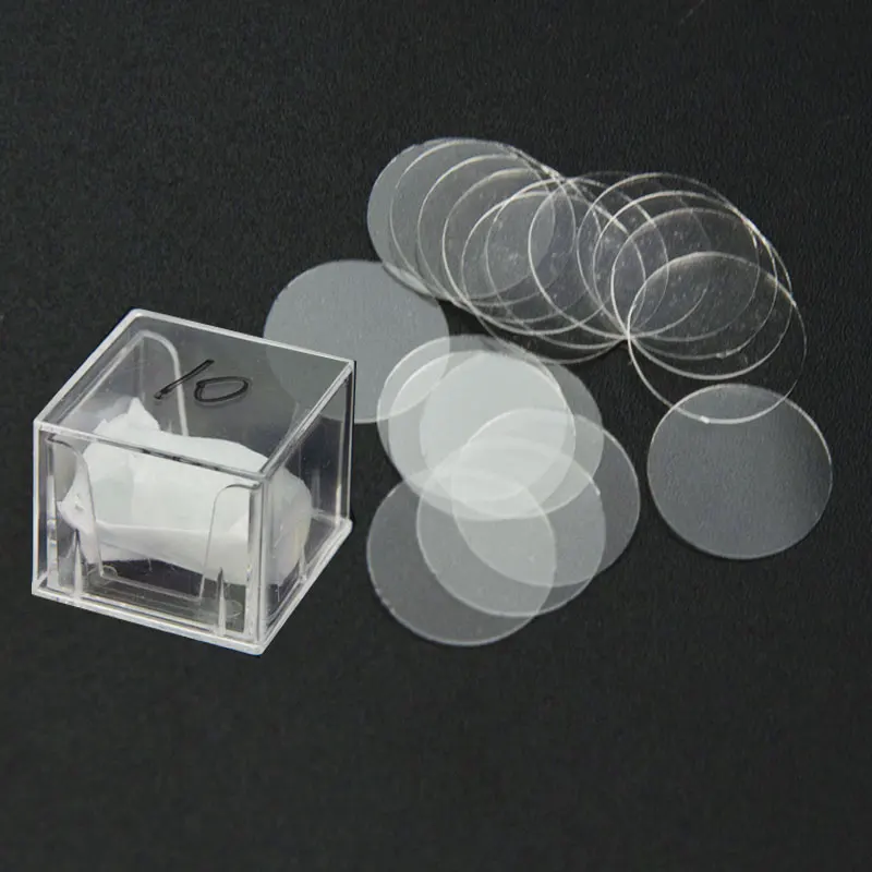 

100pcs 10mm Round Microscope Cover Glass Slide Cover Slips