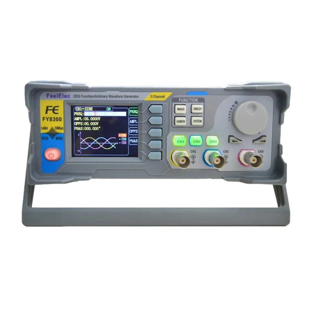 FY8300-60Mhz Fully Numerical Control Three+Four Channel Function/Arbitrary Waveform Signal Generator with Four TTL Level Output