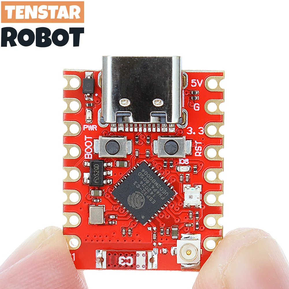 TENSTAR ESP32-C3 SuperMini Plus Development Board WiFi Bluetooth ESP32 C3 Super mini V2.0 Red Board