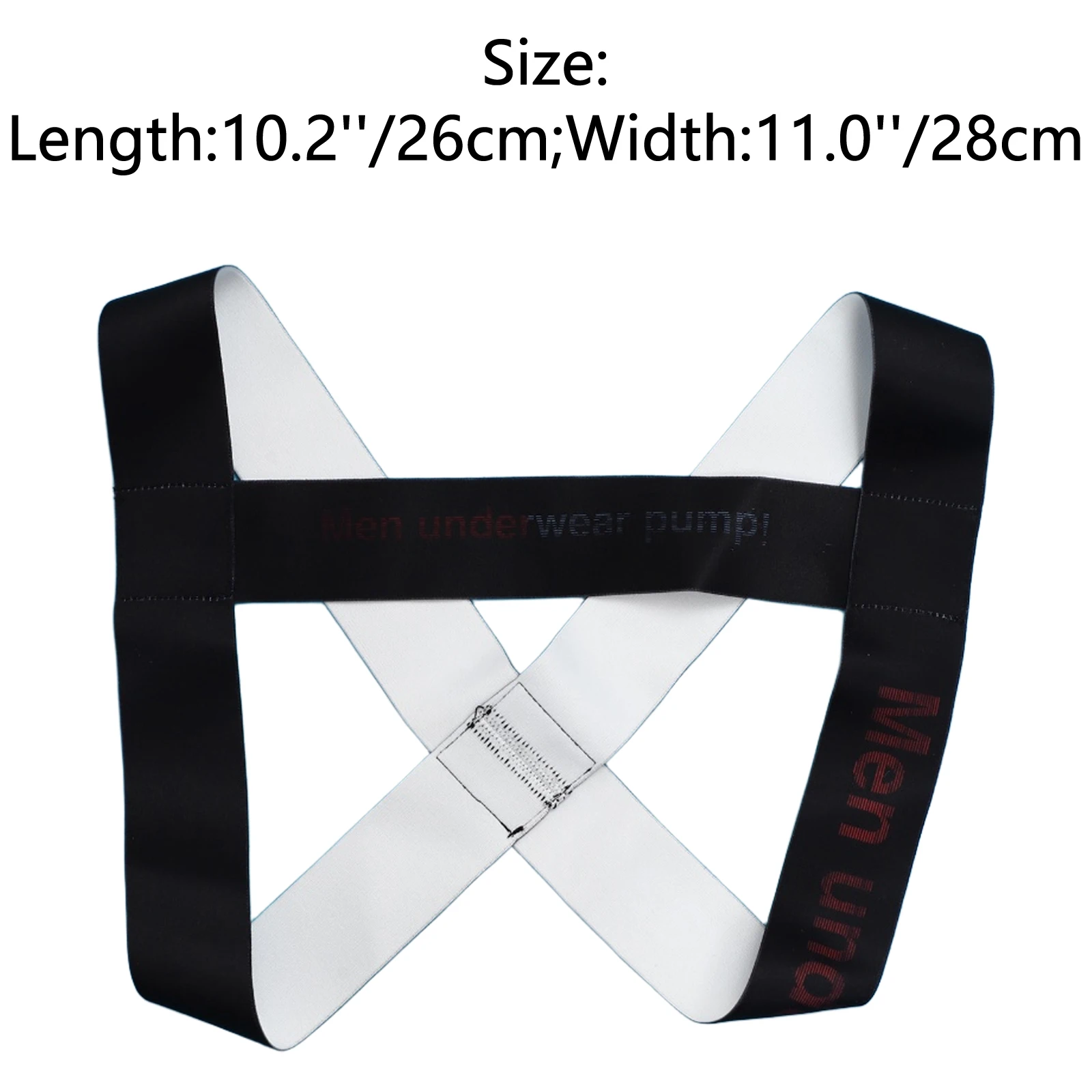 1Pc Uomo Spalla calda con cinturino al torace che abbraccia la schiena che supporta il corsetto muscolare elastico Spalla Cinghie pettorali Cintura Accessorio per costume