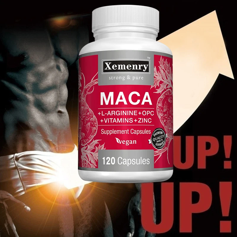 

Maca Root Capsules - Relieve Fatigue, Enhance Fertility, Improve Performance and Endurance, and Improve Sleep Quality