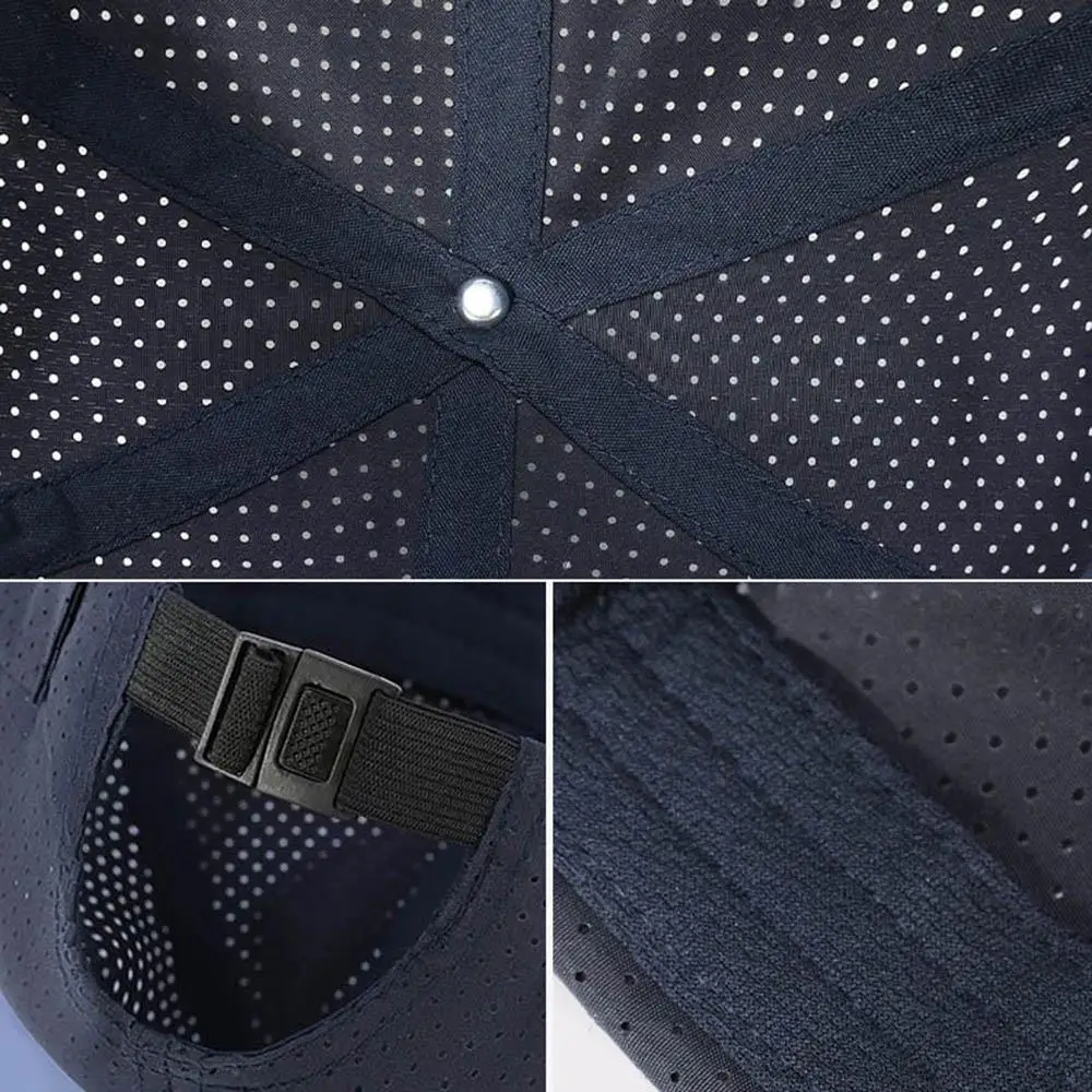 Ciepła Oddychająca Czapka Skullcap Unisex z Elastycznymi Panelami, Czapka Docker, Streetwearowa Czapka Dome, Czapki Hip Hop, Regulowane Wiosenne Czapki Bez Daszka z Siatką