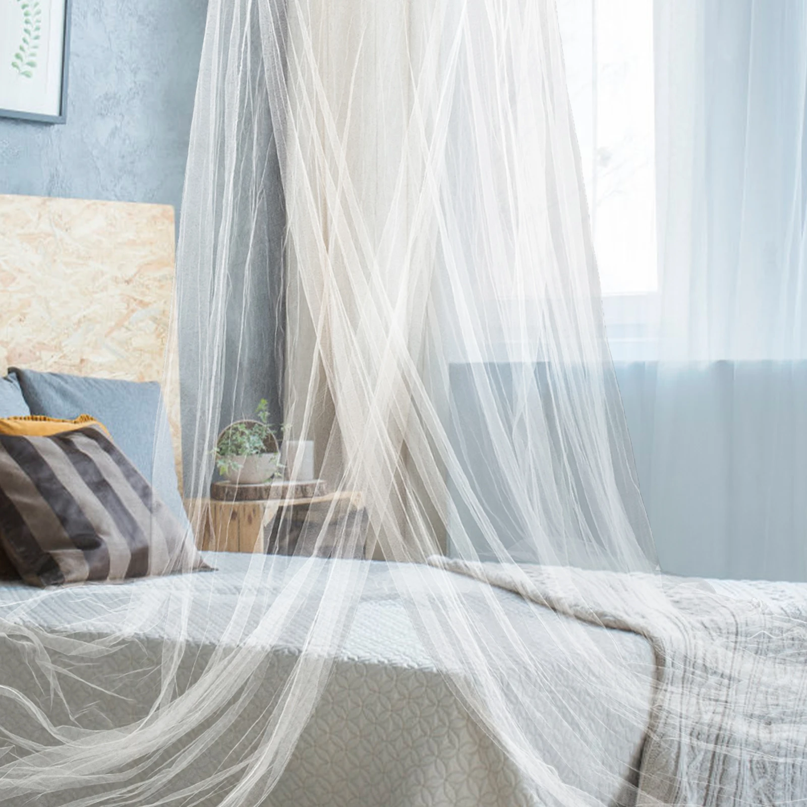 

Mosquito Bed Net Dome Design Lightweight Cotton Netting for Safe Comfortable Sleep Single Door Access Ideal for Baby Room