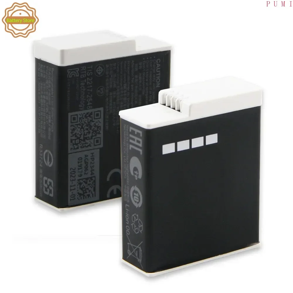 Replacement Battery For GoPro Hero12 Hero11 Hero10 Hero9 Hero 12 11 10 9 SPBL1B Black Enduro Cold Resistant Batteries 1720mAh