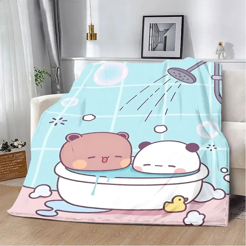 Bubu and Dudu Printed Blanket Picnic Blankets Warm Blanket Soft and Comfortable Blanket Home Travel Birthday Gift