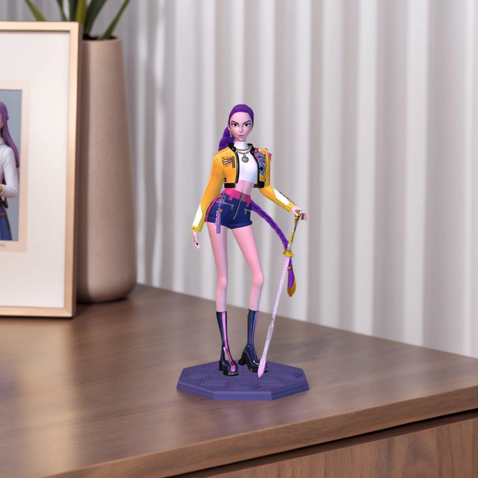 

Руми аниме фильм KPop миниатюрная фигурка из смолы, украшение для рукоделия, скульптура, фигурка, фестиваль, подарок на день рождения, автомобильный аксессуар