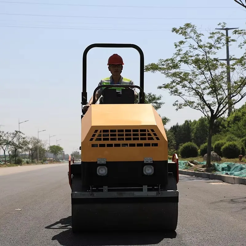 

Road Roller Double Drum 2Ton 3Ton 4Ton 5Ton Vibratory Asphalt Compactor Ride On Construction Machine Equipment