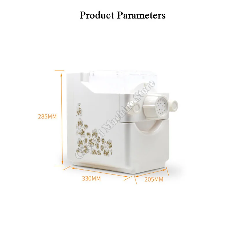 Fresh Pasta Machine DIY Household Fully-Automatic Noodle Making Machine Electric Noodle Dumpling Skin Cutter Dough Machine