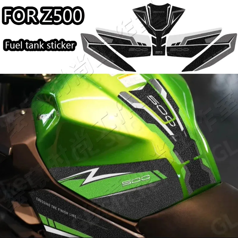 Tank Pad Motorcycle Stickers Decals Accessories Protectors For KAWASAKI Z500