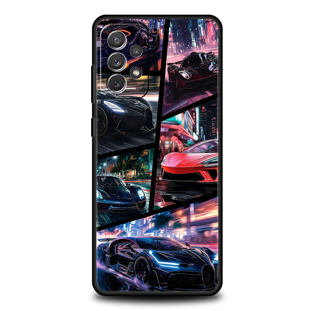 Drift Sport Auto Telefon Fall für Samsung Galaxy A55 A35 A15 A14 A25 A54 A51 A71 A72 A73 A32 A52 A52S A41 5G Silikon Shell Capas – Detail 4