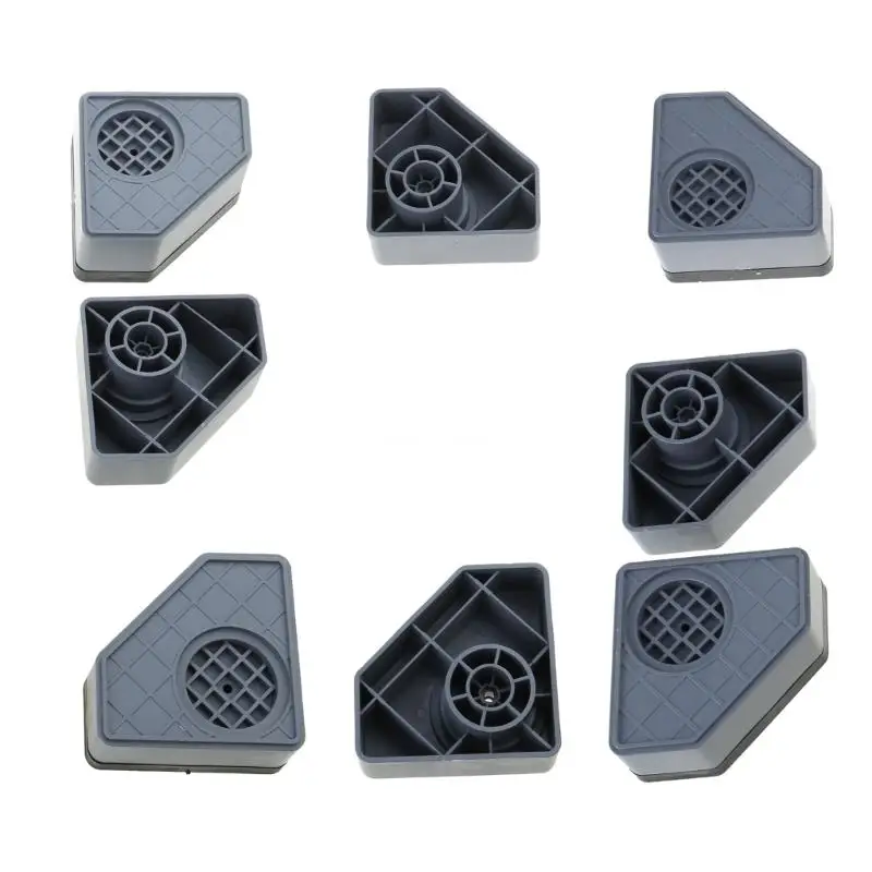 4Pcs Furniture Leveling Foot Base Washing Machine Anti Vibration Pad Keep Stable Dropship