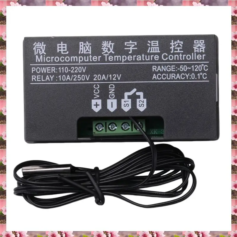 

Линия зонда W3230 2025, 20 А, цифровой контроль температуры, светодиодный дисплей, термостат, прибор управления нагревом/охлаждением, линия зонда W3230 20