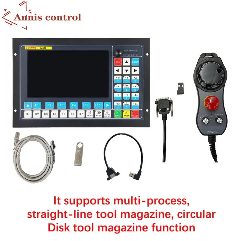 CNC kit M350 motion control system 3-axis 4-axis 5-axis motor controller 6-axis emergency stop handwheel Electronics