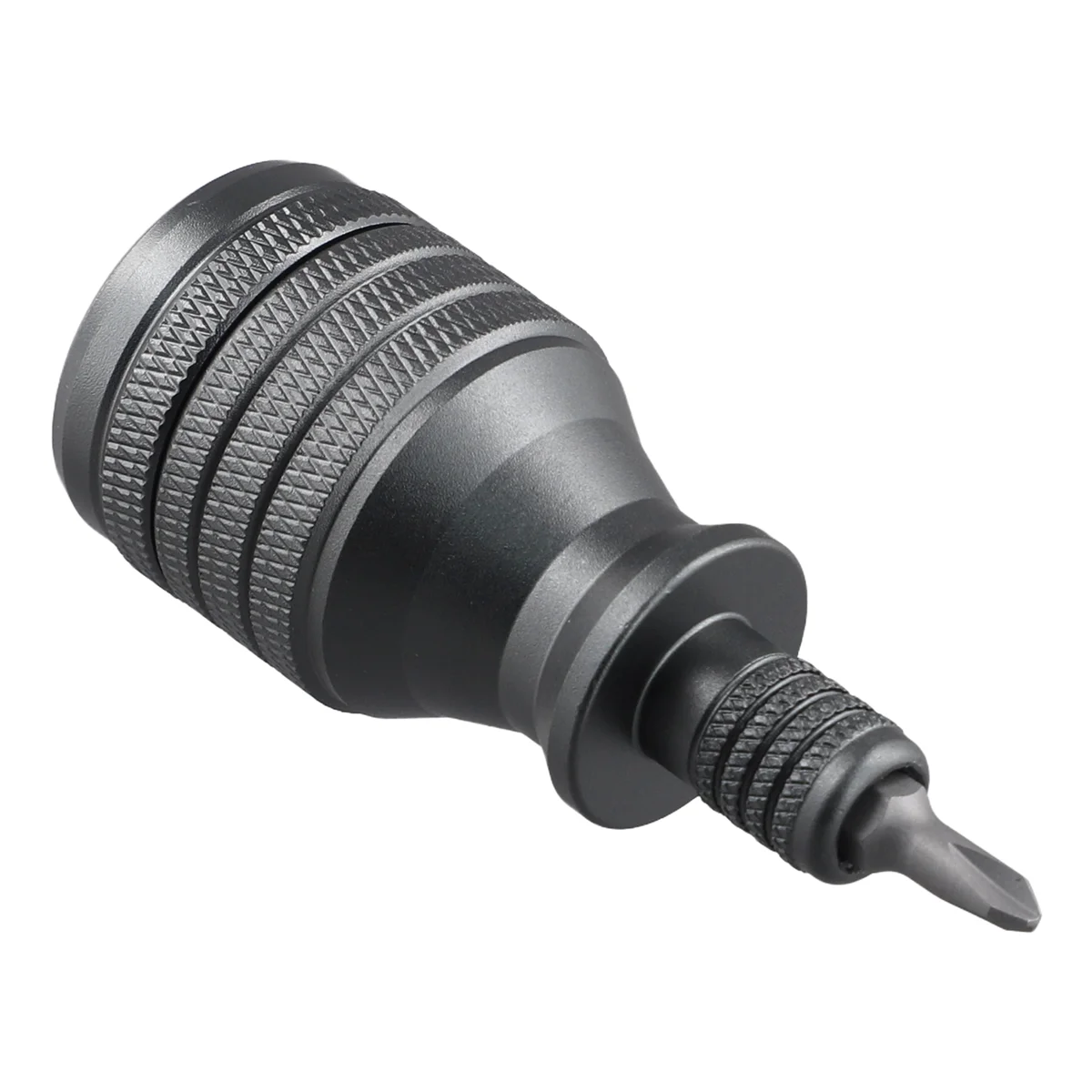 AU35 7 In 1 Mini Screwdriver Titanium Screwdriver 1/4 Inch Magnetic Phillips Torx Screw Driver Bit Kit Home Repair Tools