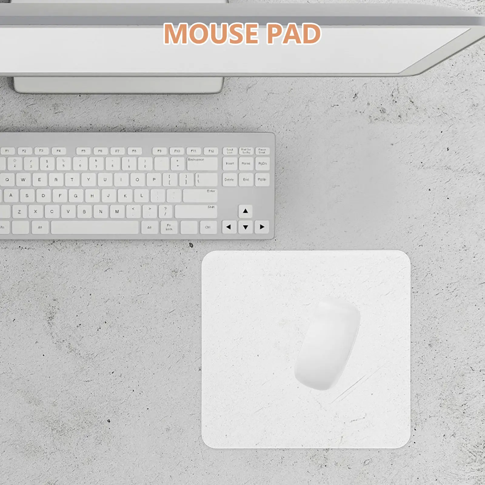 

Прозрачный стеклянный коврик для мыши, большой, с жесткой поверхностью, для игр и офиса, с гладкой нескользящей основой, легко чистится, современный коврик для клавиатуры