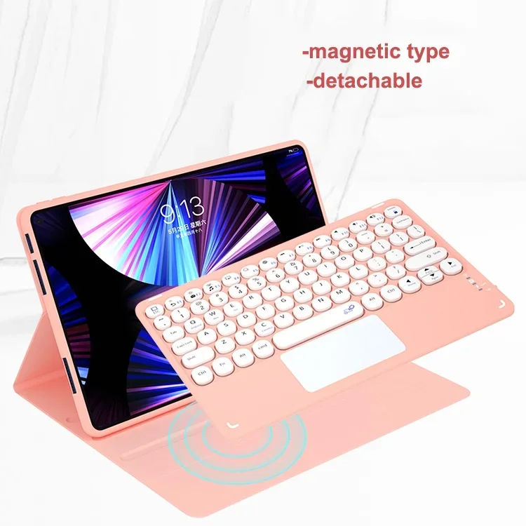 Case with Touchpad Keyboard for Tecno Megapad 11 2025 Tablet 11Inch T1101 Detachable Magnetic Keyboard Case with Bluetooth Mouse