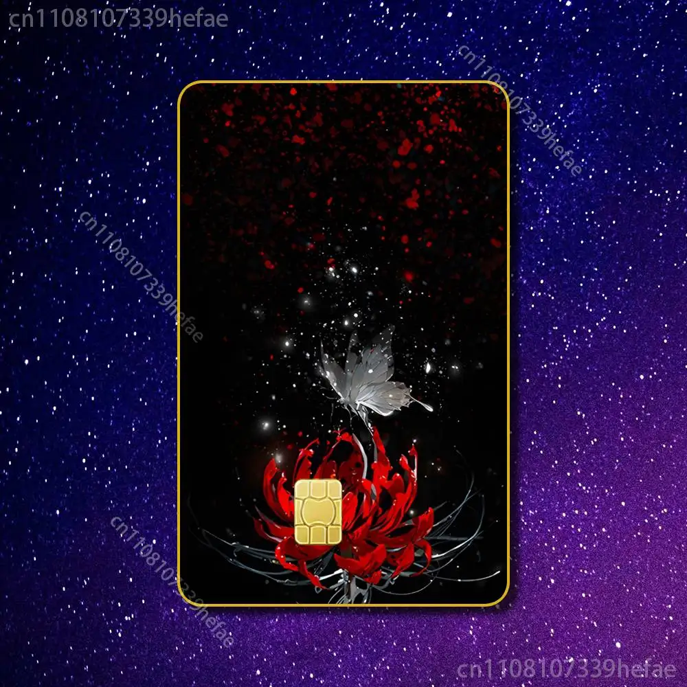 red spider lily Skin HD Stickers Game Card Decal Scratch-resistant For Credit Debit Card Small Large